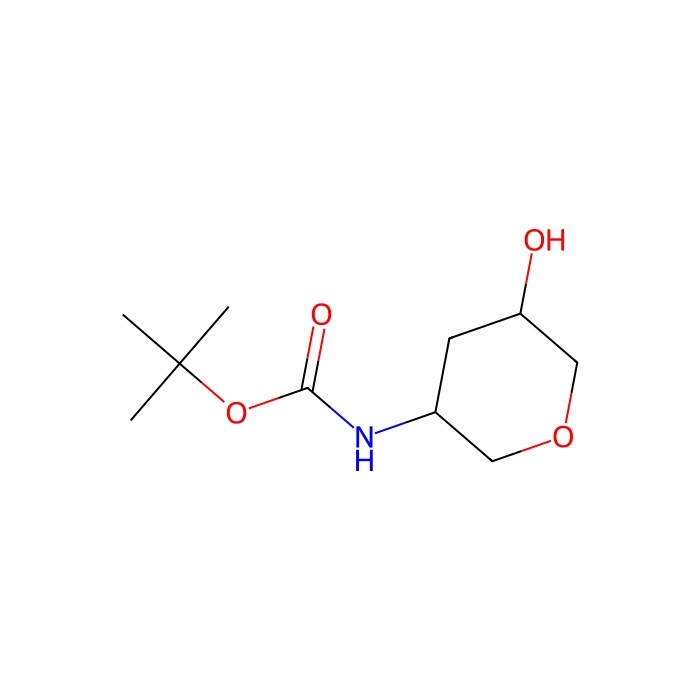 tert-butyl N-(5-hydroxyoxan-3-yl)carbamate