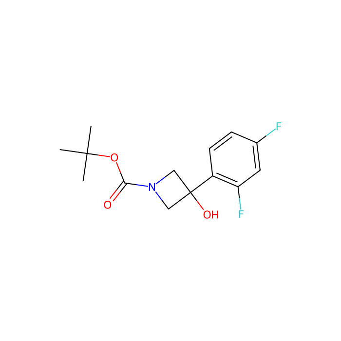 tert-butyl 3-(2,4-difluorophenyl)-3-hydroxyazetidine-1-carboxylate
