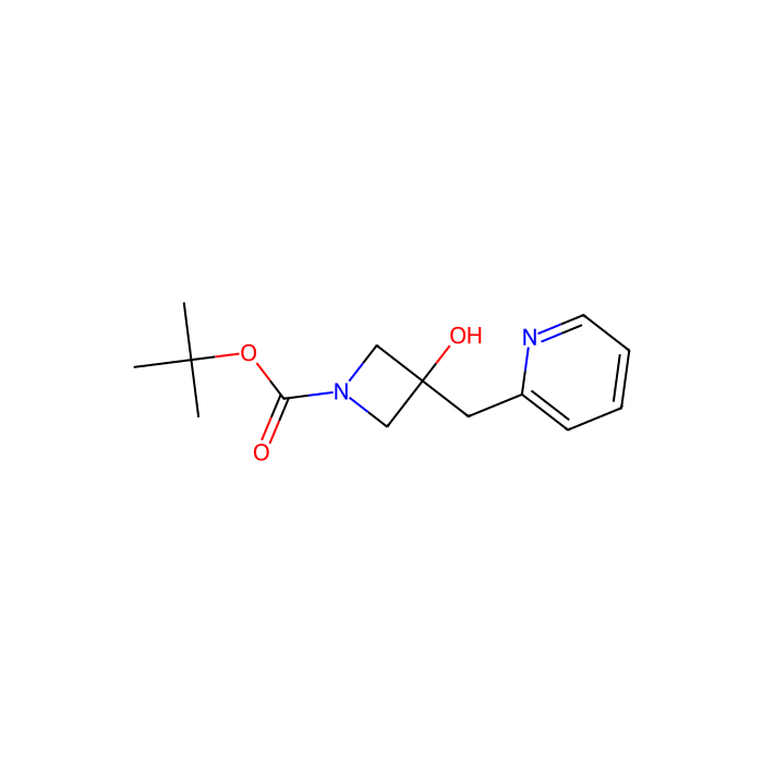 tert-butyl 3-hydroxy-3-[(pyridin-2-yl)methyl]azetidine-1-carboxylate