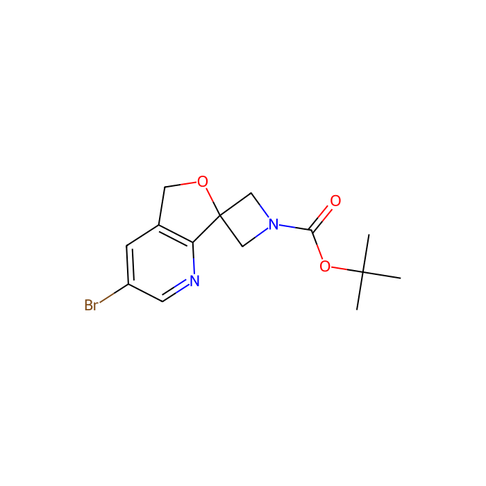 tert-butyl 3-bromospiro[5H-furo[3,4-b]pyridine-7,3-azetidine]-1-carboxylate