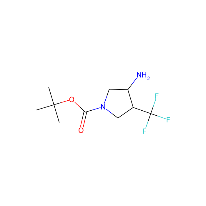 tert-butyl trans-3-amino-4-(trifluoromethyl)pyrrolidine-1-carboxylate