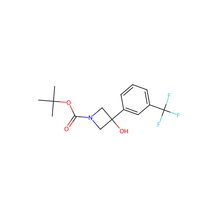 tert-butyl 3-hydroxy-3-[3-(trifluoromethyl)phenyl]azetidine-1-carboxylate