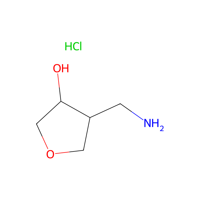 trans-4-(aminomethyl)oxolan-3-ol hydrochloride