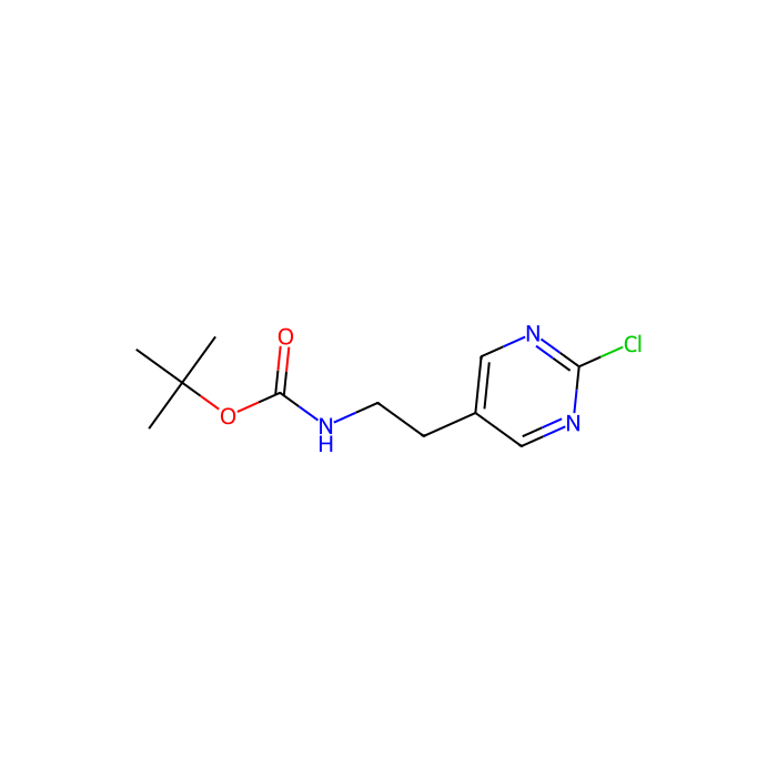 tert-butyl N-[2-(2-chloropyrimidin-5-yl)ethyl]carbamate