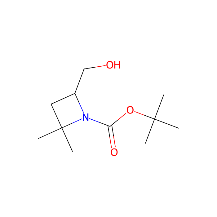 tert-butyl 4-(hydroxymethyl)-2,2-dimethylazetidine-1-carboxylate
