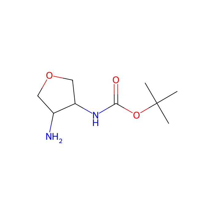 tert-butyl N-[trans-4-aminotetrahydrofuran-3-yl]carbamate