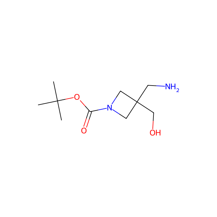 tert-butyl 3-(aminomethyl)-3-(hydroxymethyl)azetidine-1-carboxylate