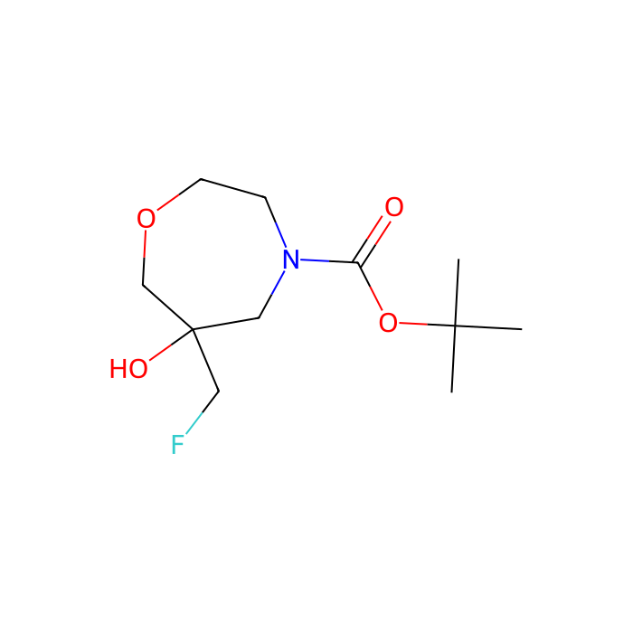 tert-butyl 6-(fluoromethyl)-6-hydroxy-1,4-oxazepane-4-carboxylate