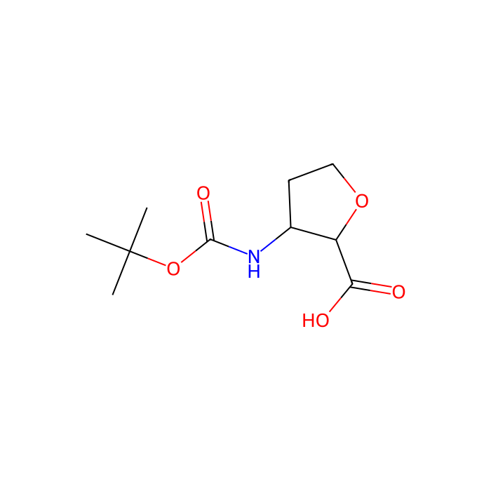 (2S,3S)-3-(tert-butoxycarbonylamino)tetrahydrofuran-2-carboxylic acid