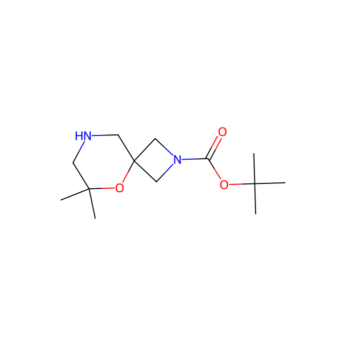 tert-butyl 6,6-dimethyl-5-oxa-2,8-diazaspiro[3.5]nonane-2-carboxylate