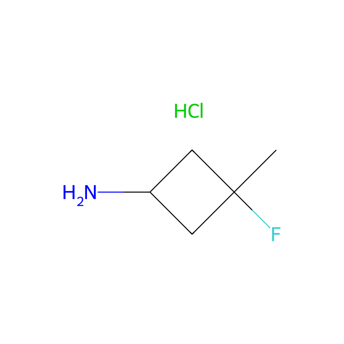 trans-3-fluoro-3-methyl-cyclobutanamine;hydrochloride