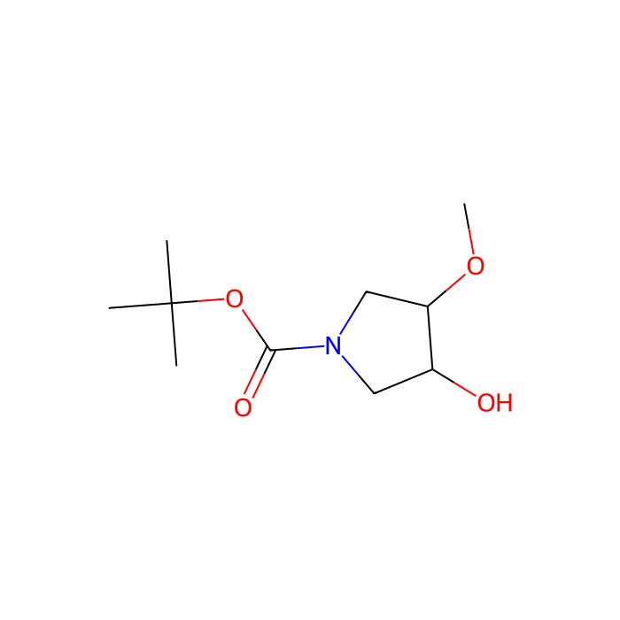 tert-butyl (3R,4R)-3-hydroxy-4-methoxypyrrolidine-1-carboxylate