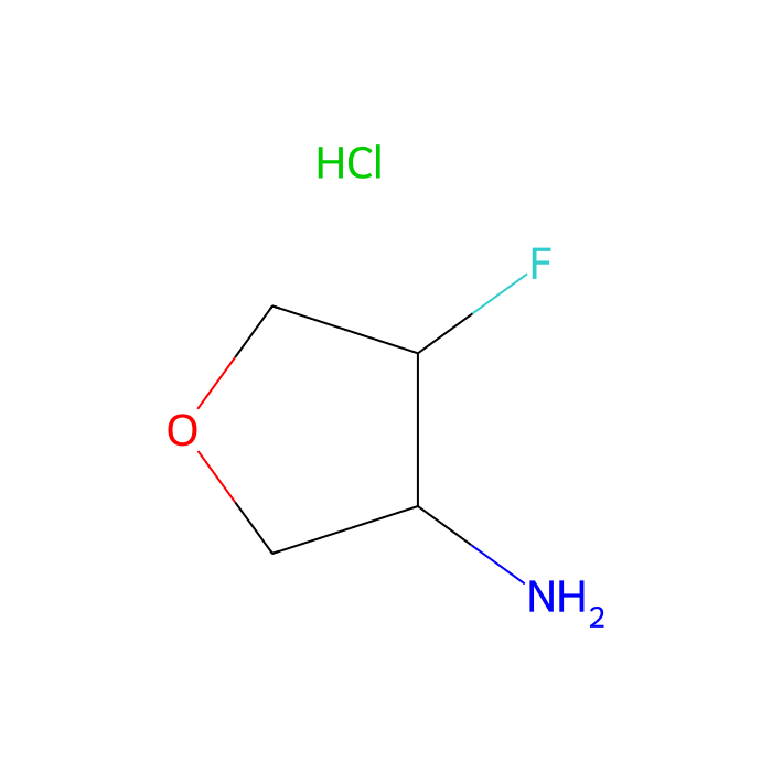 trans-4-fluorotetrahydrofuran-3-amine;hydrochloride