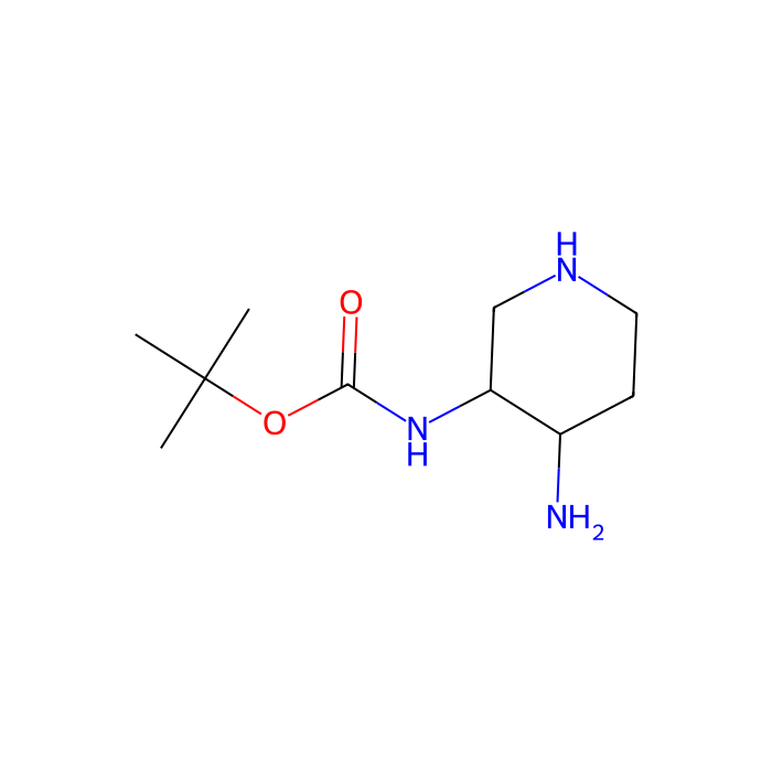 tert-butyl N-[trans-4-amino-3-piperidyl]carbamate