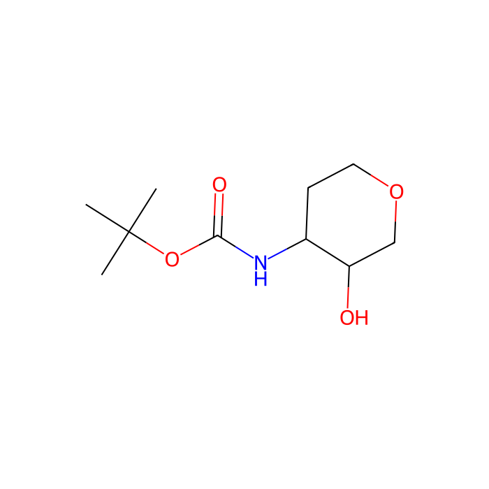 tert-butyl N-[(3R,4R)-3-hydroxytetrahydropyran-4-yl]carbamate