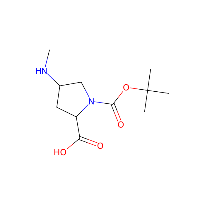 (2S,4R)-1-tert-butoxycarbonyl-4-(methylamino)pyrrolidine-2-carboxylic acid
