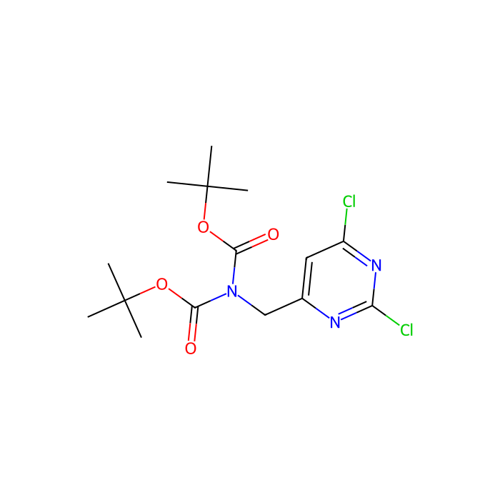 tert-butyl N-tert-butoxycarbonyl-N-[(2,6-dichloropyrimidin-4-yl)methyl]carbamate