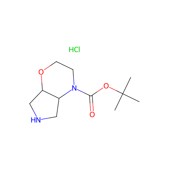tert-butyl cis-3,4a,5,6,7,7a-hexahydro-2H-pyrrolo[3,4-b][1,4]oxazine-4-carboxylate hydrochloride