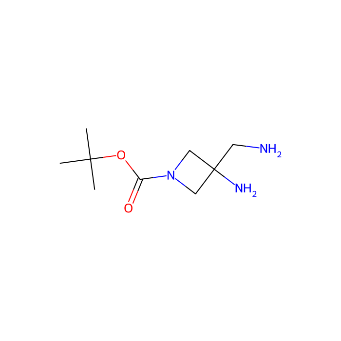 tert-butyl 3-amino-3-(aminomethyl)azetidine-1-carboxylate