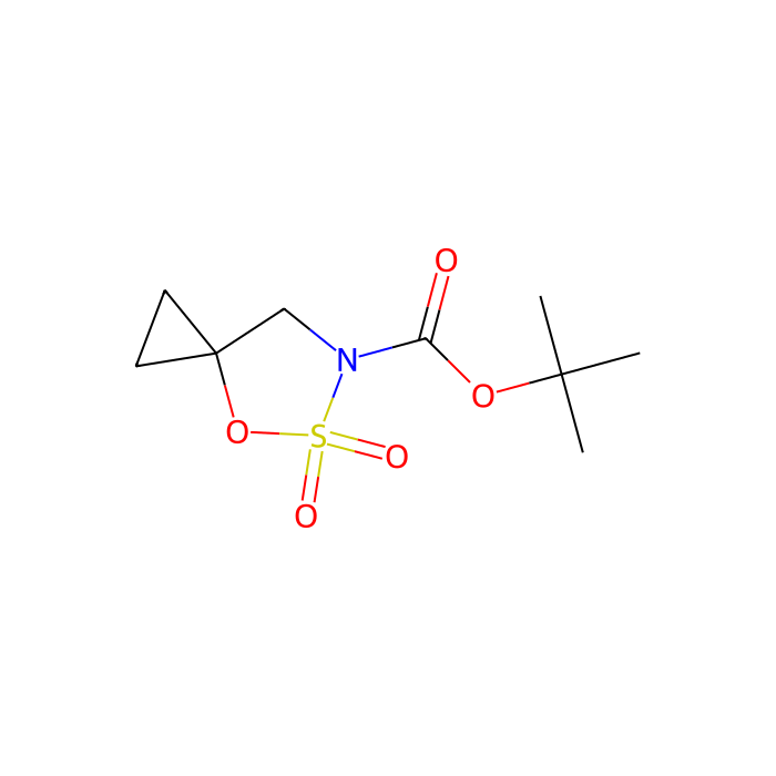 tert-butyl 5,5-dioxo-4-oxa-5λ⁶-thia-6-azaspiro[2.4]heptane-6-carboxylate