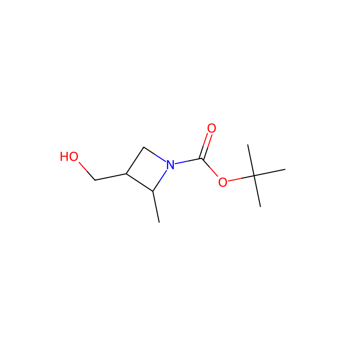 tert-butyl 3-(hydroxymethyl)-2-methyl-azetidine-1-carboxylate