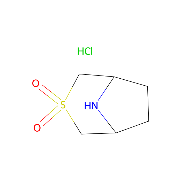 3λ⁶-thia-8-azabicyclo[3.2.1]octane 3,3-dioxide;hydrochloride