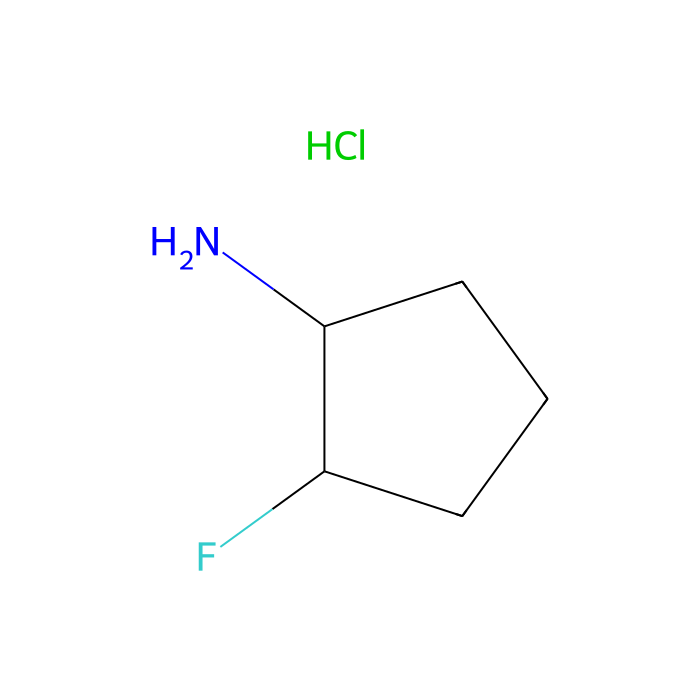 trans-2-fluorocyclopentan-1-amine hydrochloride