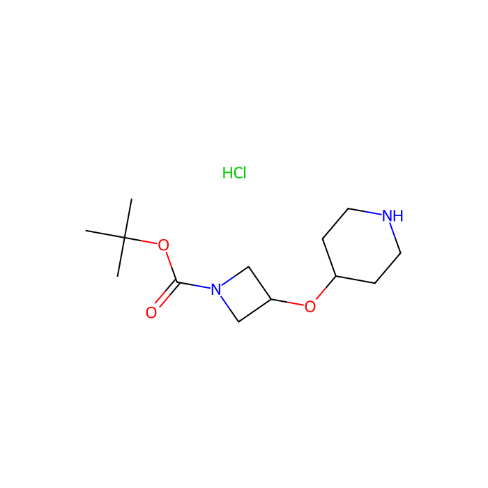 tert-butyl 3-(piperidin-4-yloxy)azetidine-1-carboxylate hydrochloride
