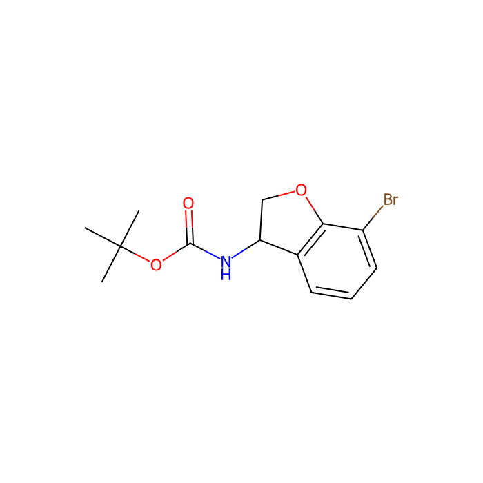 tert-butyl N-[(3R)-7-bromo-2,3-dihydro-1-benzofuran-3-yl]carbamate