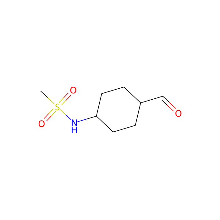 trans-N-(4-formylcyclohexyl)methanesulfonamide