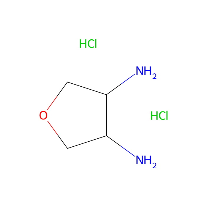 (3S,4S)-tetrahydrofuran-3,4-diamine;dihydrochloride