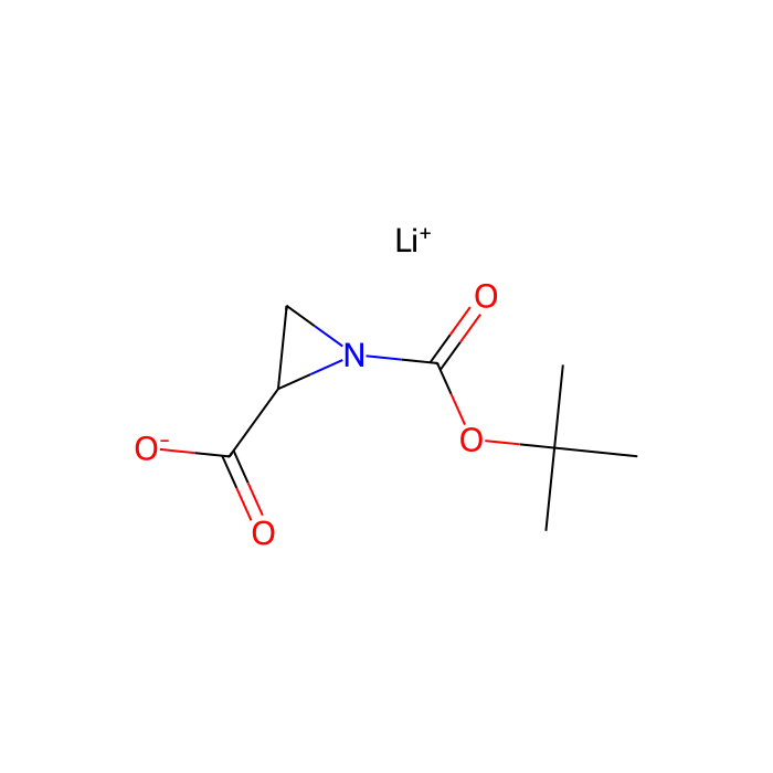 (2S)-1-tert-butoxycarbonylaziridine-2-carboxylic acid;lithium salt