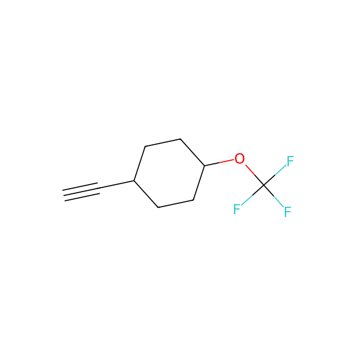 trans-1-ethynyl-4-(trifluoromethoxy)cyclohexane