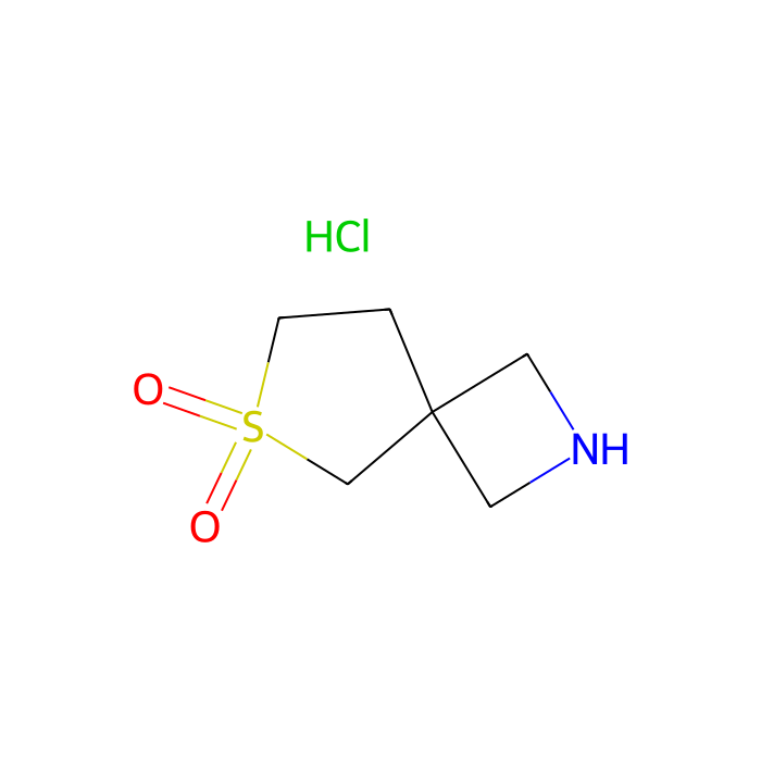 6λ⁶-thia-2-azaspiro[3.4]octane 6,6-dioxide;hydrochloride