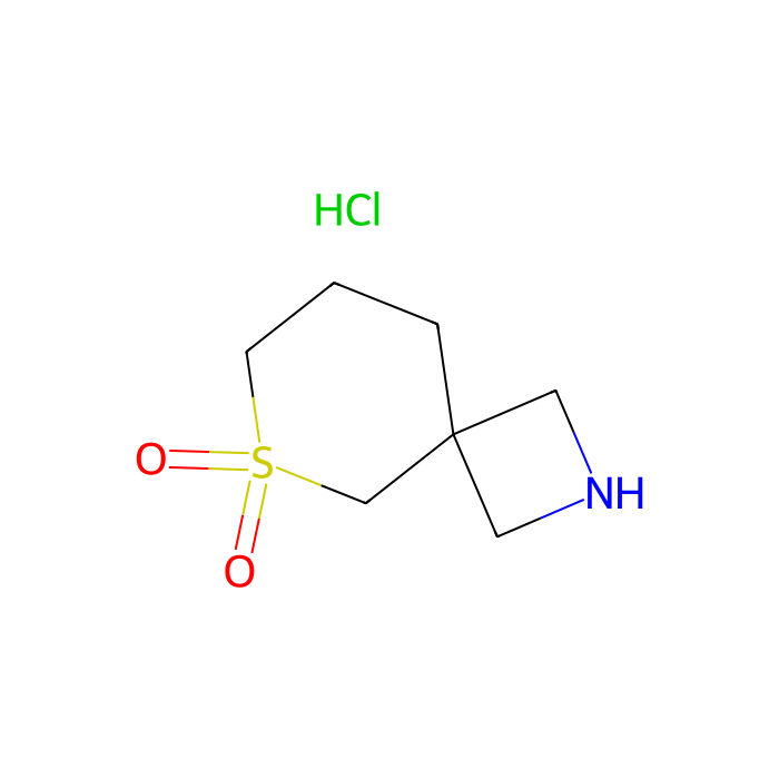 6λ⁶-thia-2-azaspiro[3.5]nonane 6,6-dioxide;hydrochloride