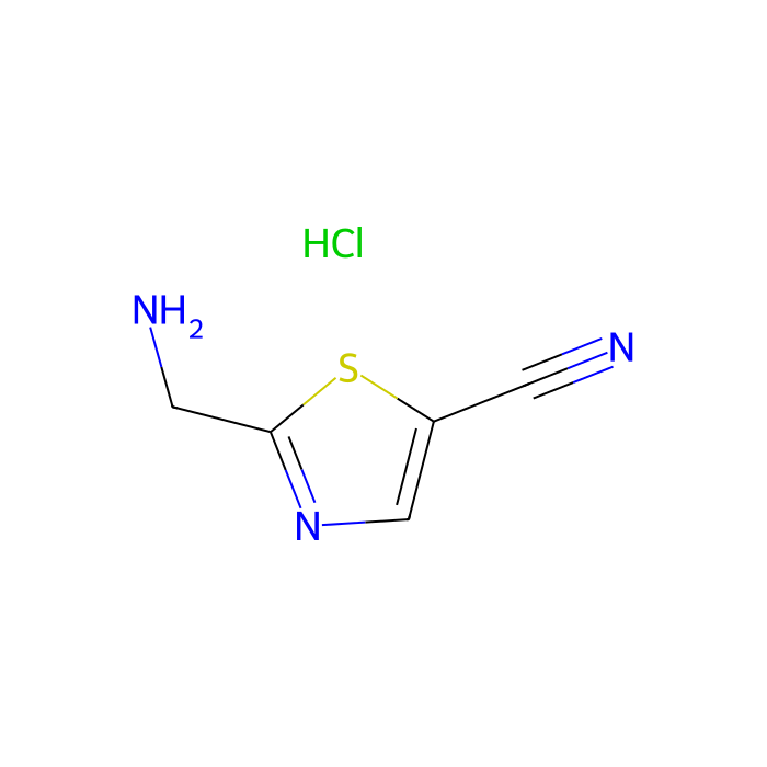 2-(aminomethyl)thiazole-5-carbonitrile;hydrochloride