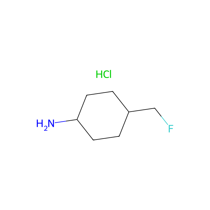 trans-4-(fluoromethyl)cyclohexanamine;hydrochloride