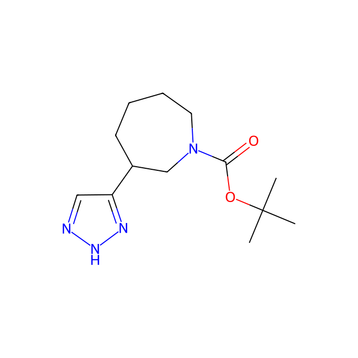 tert-butyl 3-(1H-triazol-5-yl)azepane-1-carboxylate