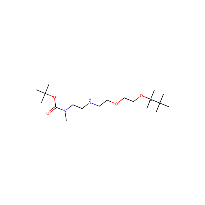 tert-butyl N-[2-[2-[2-[tert-butyl(dimethyl)silyl]oxyethoxy]ethylamino]ethyl]-N-methyl-carbamate