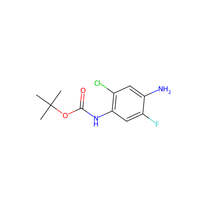 tert-butyl N-(4-amino-2-chloro-5-fluoro-phenyl)carbamate
