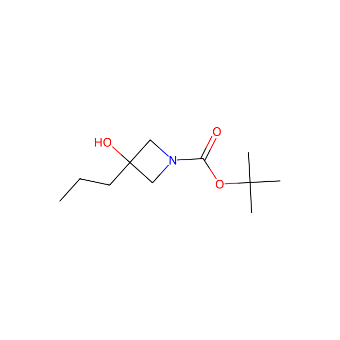 tert-butyl 3-hydroxy-3-propyl-azetidine-1-carboxylate