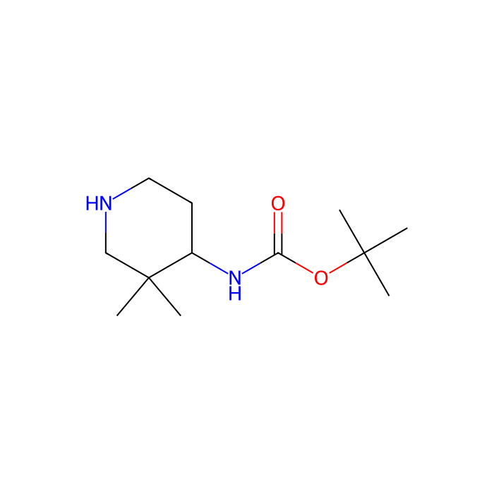 tert-butyl N-[(4S)-3,3-dimethyl-4-piperidyl]carbamate