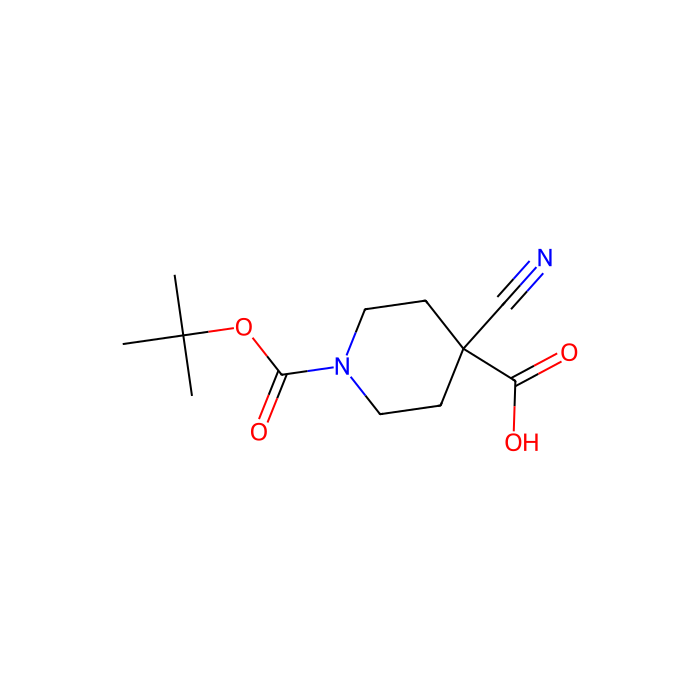 1-tert-butoxycarbonyl-4-cyano-piperidine-4-carboxylic acid