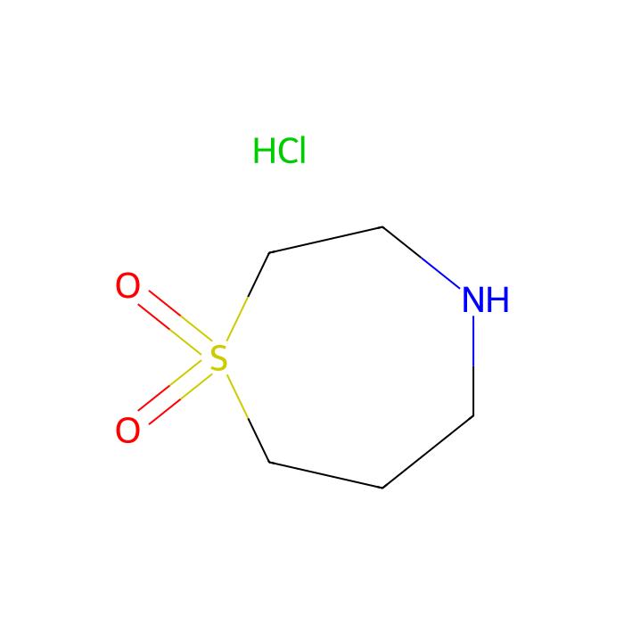 1λ⁶,4-thiazepane-1,1-dione hydrochloride