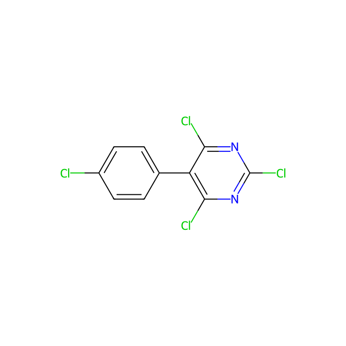 2,4,6-trichloro-5-(4-chlorophenyl)pyrimidine