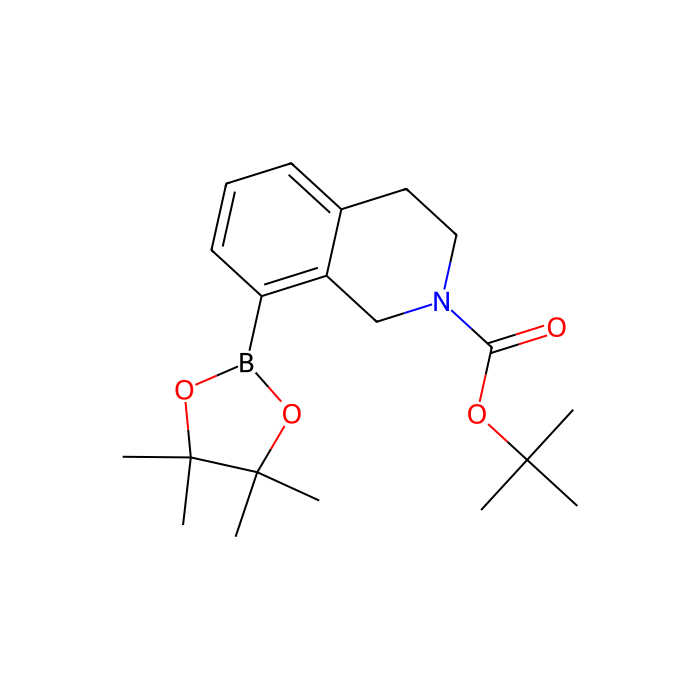 tert-butyl 8-(4,4,5,5-tetramethyl-1,3,2-dioxaborolan-2-yl)-1,2,3,4-tetrahydroisoquinoline-2-carboxylate