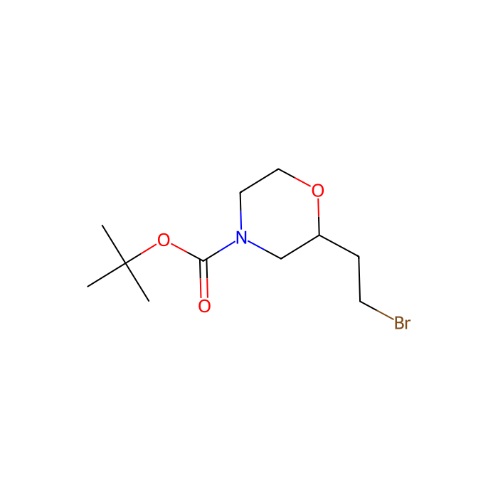 tert-butyl 2-(2-bromoethyl)morpholine-4-carboxylate