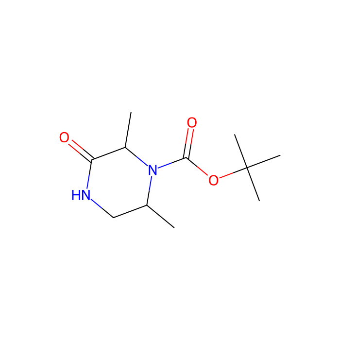 tert-butyl (2S,6S)-2,6-dimethyl-3-oxo-piperazine-1-carboxylate