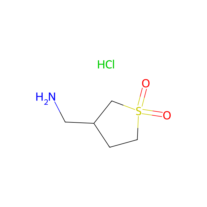 3-(aminomethyl)-1λ⁶-thiolane-1,1-dione hydrochloride
