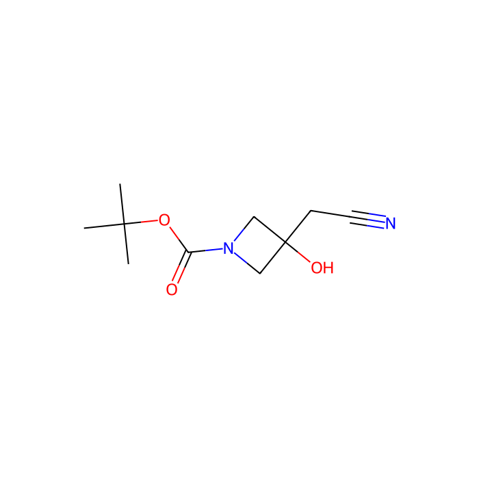 tert-butyl 3-(cyanomethyl)-3-hydroxy-azetidine-1-carboxylate